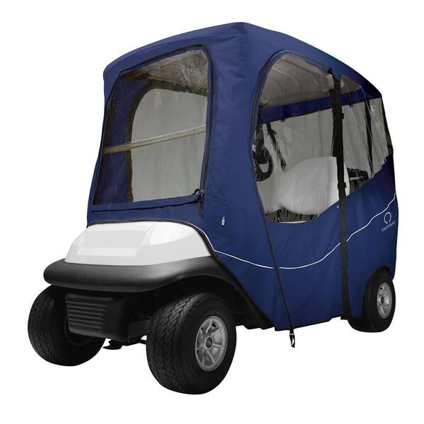 Classic Accessories Deluxe Golf Car Enclosure Navy News Short Roof
