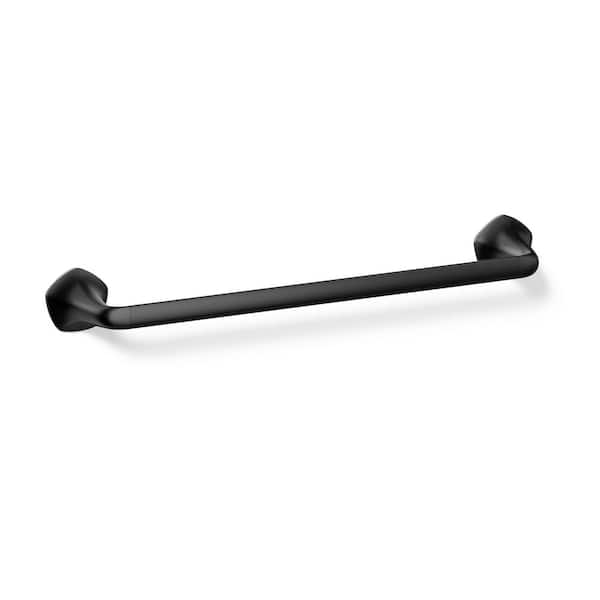 KOHLER Sundae 18 in. Wall Mounted Towel Bar in Matte Black