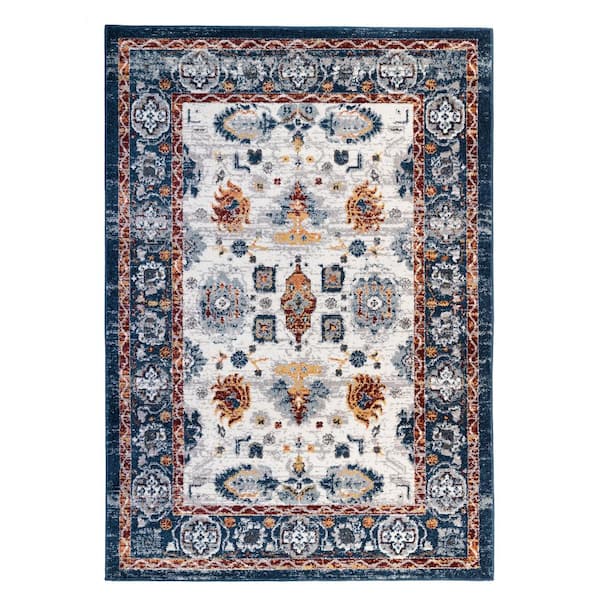 Amer Rugs Alexandria 2 x 3 Multi Floral Pattern Area Rug for High Traffic Living Room Dining Room Bedroom