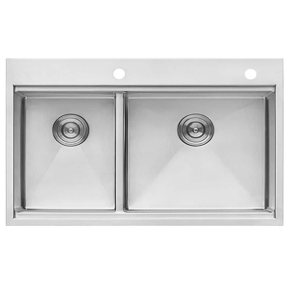 Ruvati Gravena 33 in. Undermount Single Bowl 16-Gauge Stainless