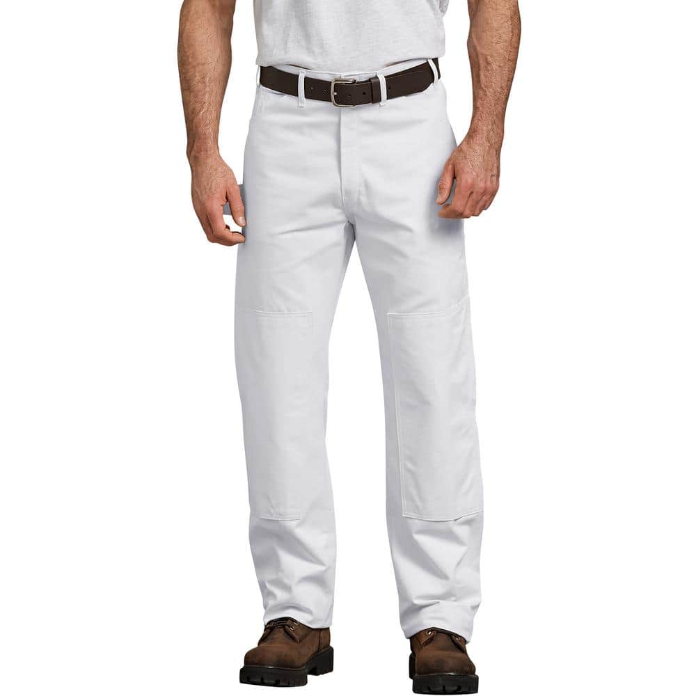 Dickies Men's White Painter's Double Knee Utility Pants 32x30