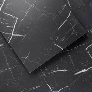 GlueCore Blackrock 22 MIL x 12 in. W x 24 in. L Glue Down Waterproof Vinyl Tile Flooring (36 sqft/case)