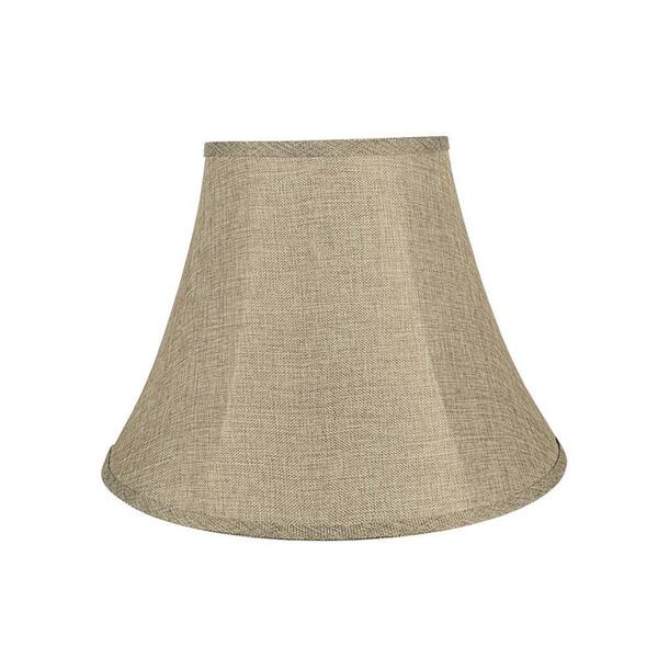 18 in. x 13 in. Natural Bell Collaspsible Lamp Shade