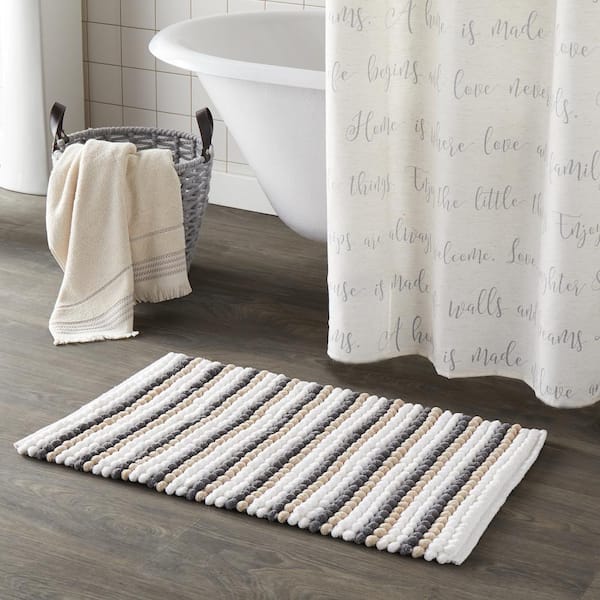 Modern Threads 2 Pack Chenille Noodle Bath Rug, Taupe : Target