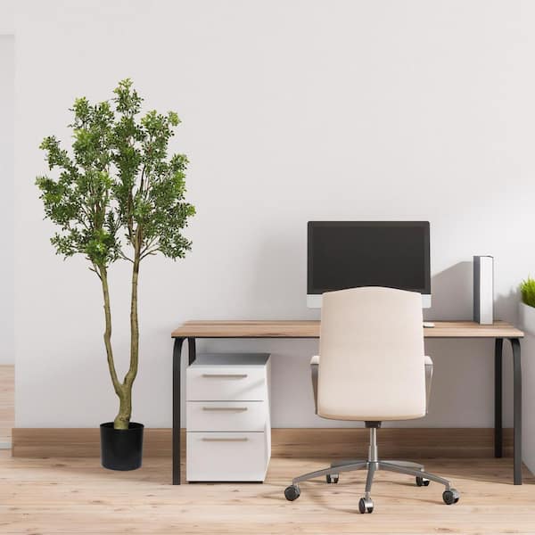 5.2 ft. Artificial Evergreen Tree in Pot