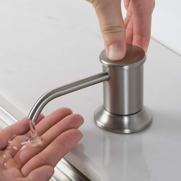 LS-F028 Kitchen Soap Dispenser in Brushed Nickel