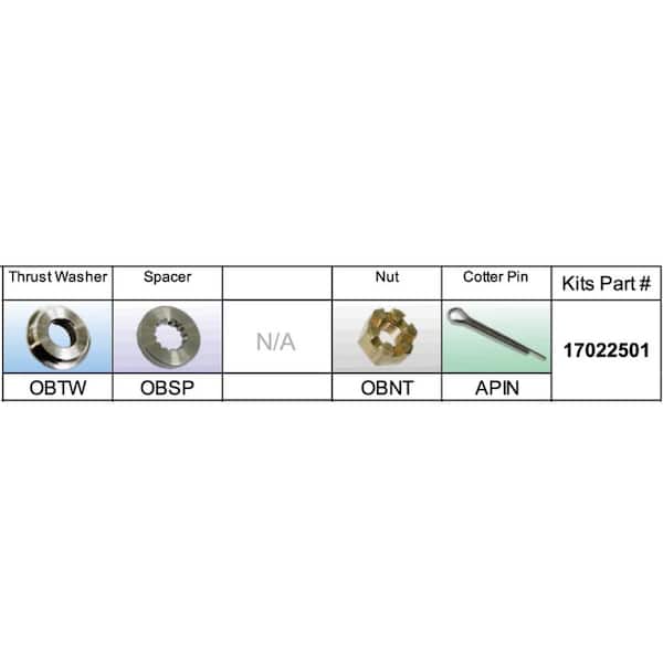 SOLAS Fixed Hub Propeller Hardware Kit - BRP, Type D, 40-75 HP