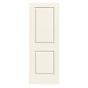 30 in. x 80 in. Cambridge Vanilla Painted Smooth Molded Composite MDF Interior Door Slab
