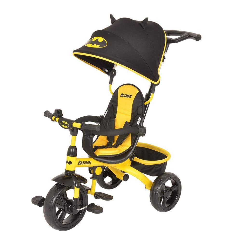 Kids Embrace DC Comics Batman Lightweight Adjustable Compact Toddler Stroller 