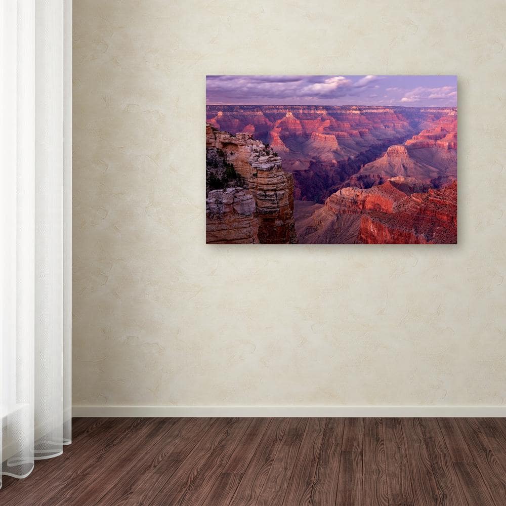 Grand Canyon Sunset Framed Canvas Print, 12" x 19"