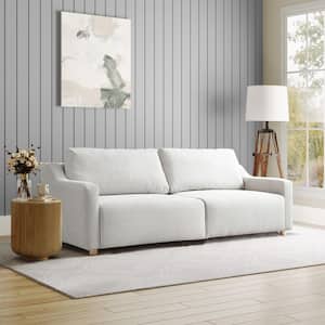 Grant 90.2 in. Cream Polyester Queen Size Sofa Bed