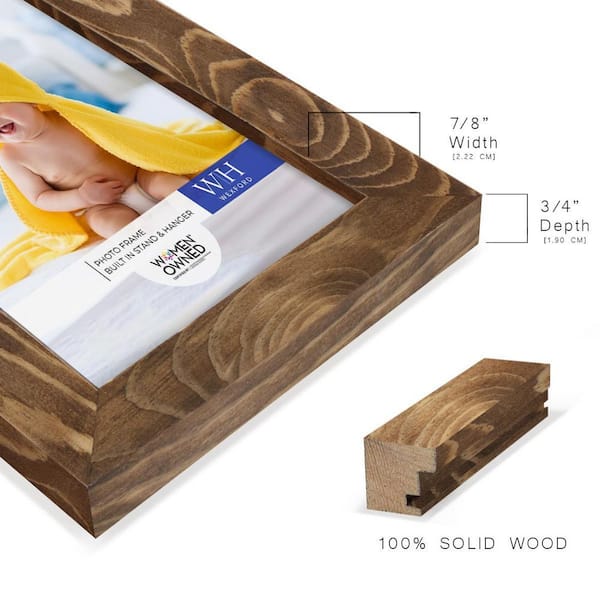 Wexford Home Woodgrain 4 in. x 6 in. Natural Wood Picture Frame