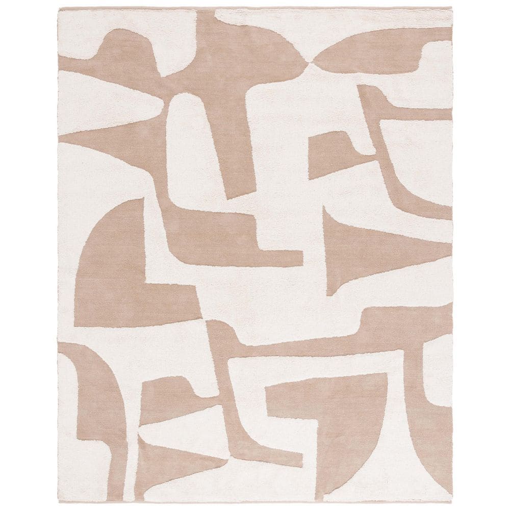 Casablanca 8 ft. x 10 ft. Beige/Ivory Geometric High-Low Area Rug price history on PriceWatchPro