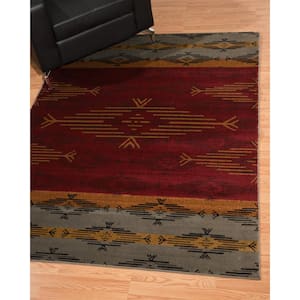 Affinity Native Skye Red 1 ft. 10 in. x 3 ft. Accent Rug