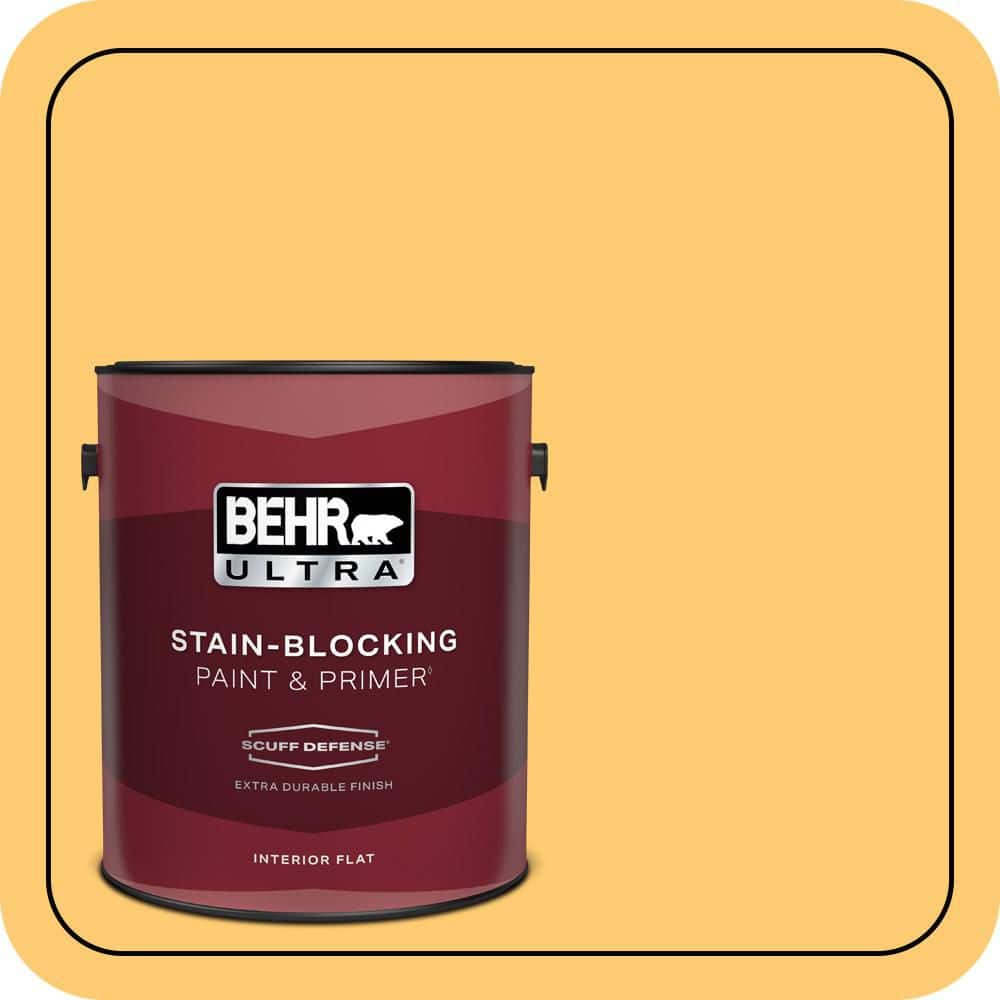 1 gal. #310B-5 Spiced Butternut Extra Durable Flat Interior Paint & Primer price history on PriceWatchPro