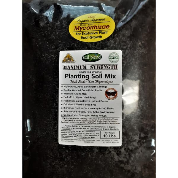 Soil Blend Premium Planting Soil Mix Special Blend with Perlite, Worm Castings, Coconut Coir and Endo and Ecto Mycorrhizae