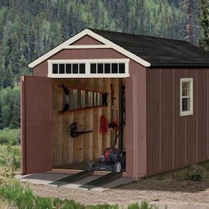 Handy Home Products Do-it Yourself Windemere 10 ft. x 12 ft. Deluxe  Multi-purpose Wood Shed with Smartside and operable window (120 sq. ft.)  19481-8 - The Home Depot