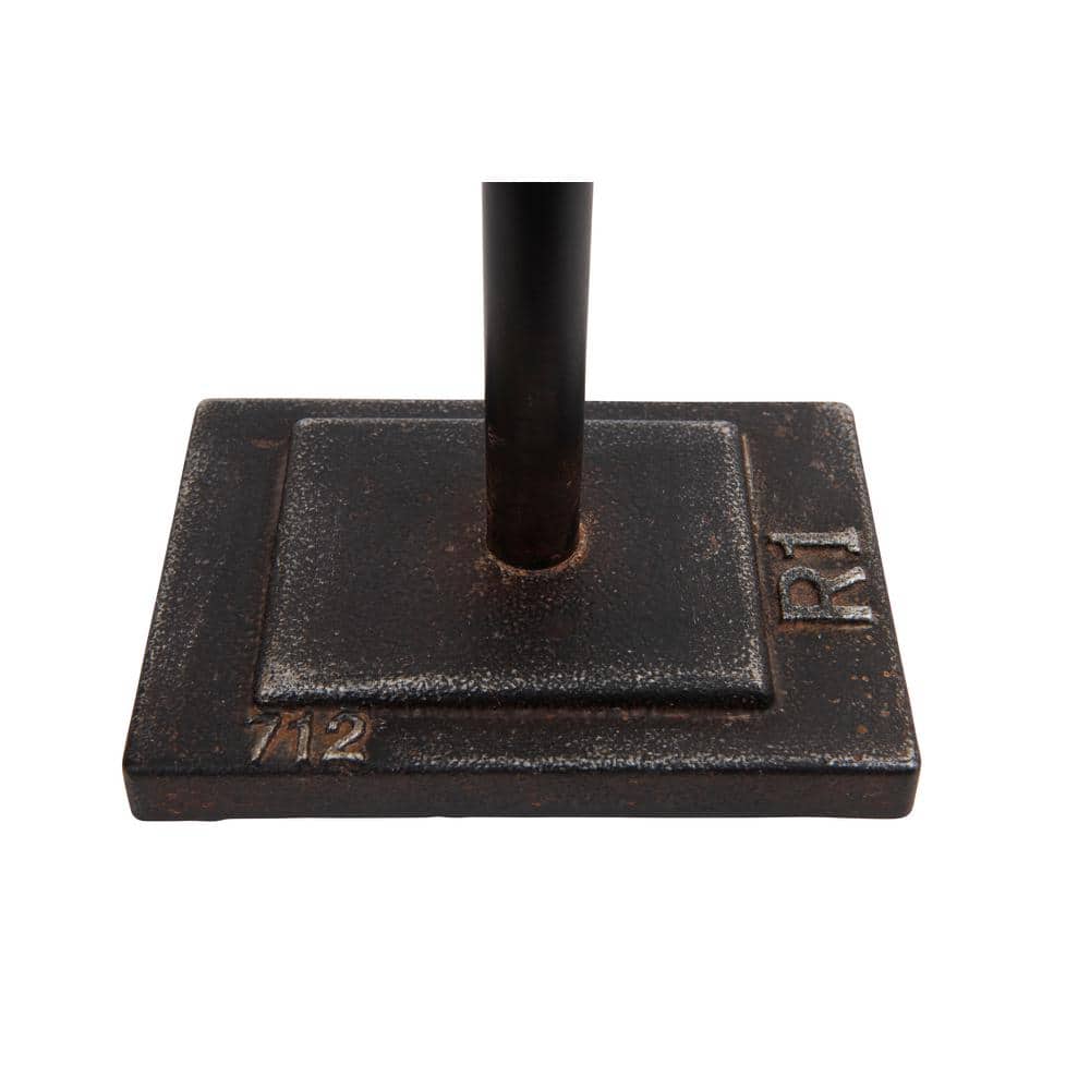 Brown Cast Metal Arrow Bookends Set