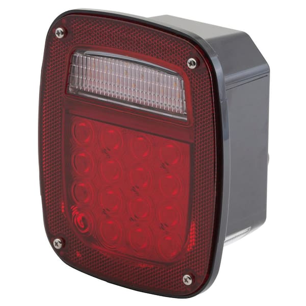 Grote Hi Count LED Stop Tail Turn Light - LH with License Window (Retail Packaging)