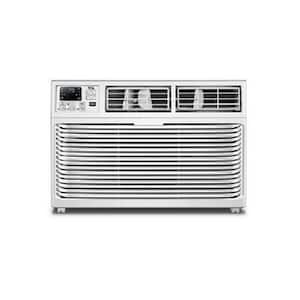12,000 BTU 115V Window Air Conditioner Cools 550 Sq. Ft. with 3 Fan Speeds in White