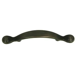 Three-Ring 3 in. Center-to-Center Oil Rubbed Bronze Arch Cabinet Pull