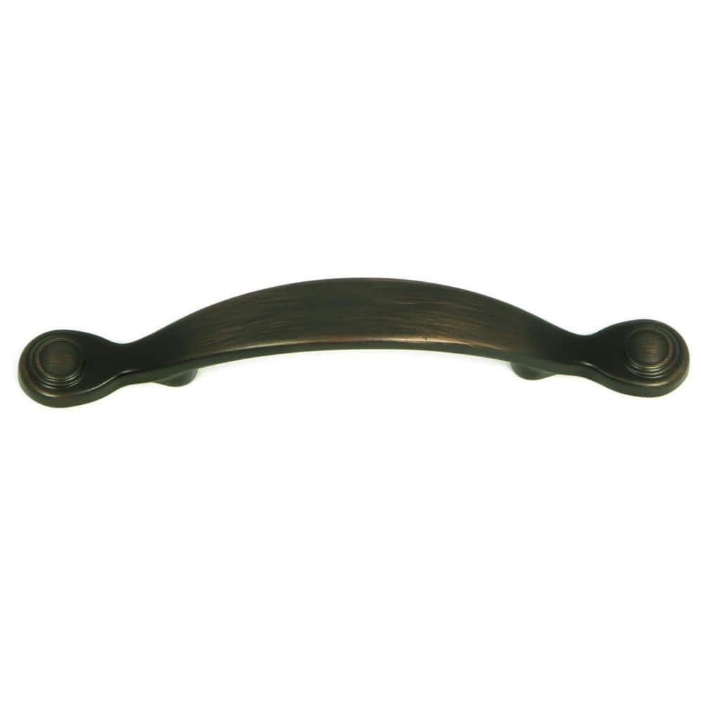 Stone Mill Hardware 3 in. Center-to-Center Oil Rubbed Bronze Three Ring  Arch Cabinet Pull (10-Pack) CP1395-OB-K10 - The Home Depot