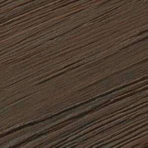 Infinity IS 5.35 in. x 6 in. Starter Tiger Cove Brown Composite Deck Board Sample