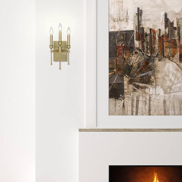 Golden Lighting - Landon 3 Light Brushed Champagne Bronze Wall Sconce