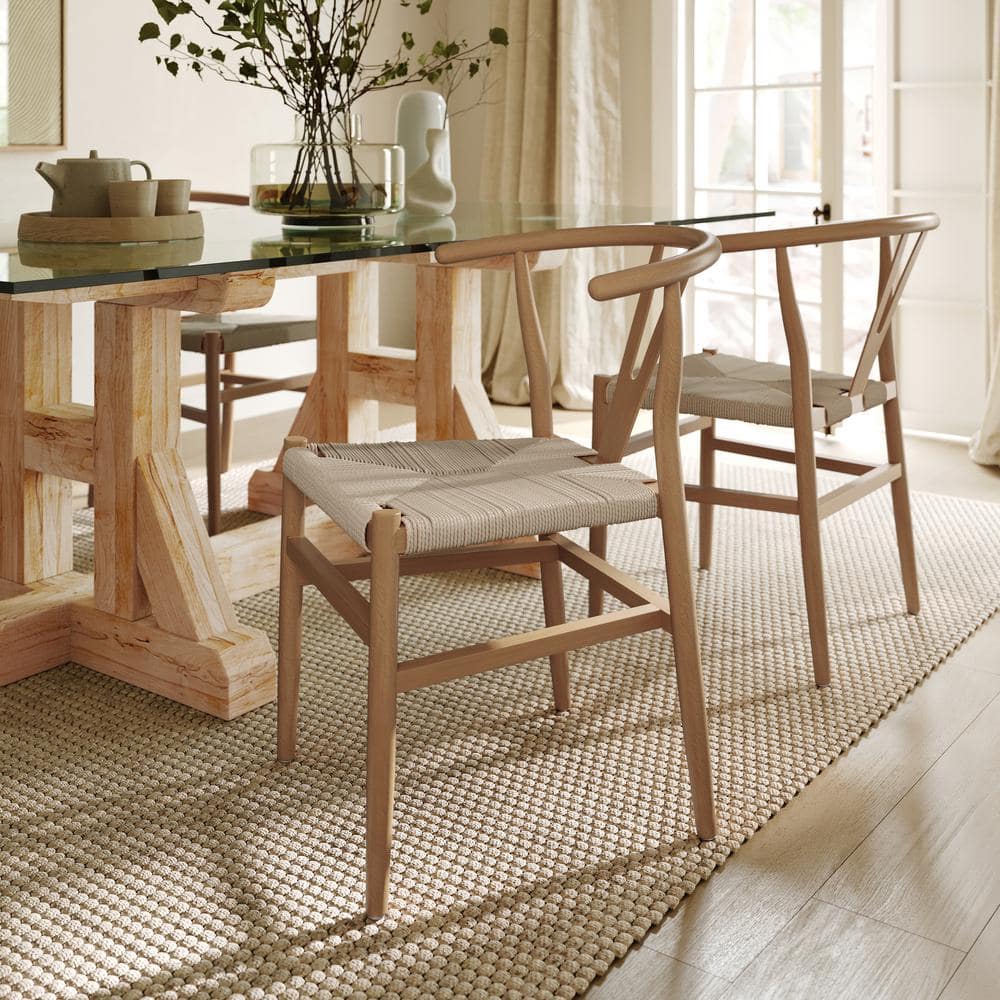 Carnegy Avenue Logan Commercial Grade Oak Frame/Natural Seat