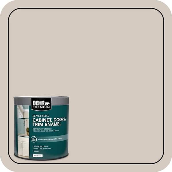 BEHR PREMIUM 1 qt. #N220-2 Ashen Tan Semi-Gloss Enamel Interior
