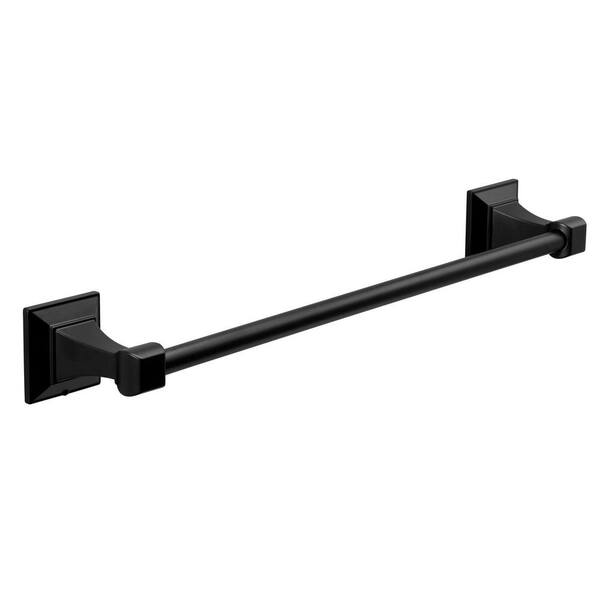 Glacier Bay Lorent 18 in. Towel Bar in Matte Black BTH018112