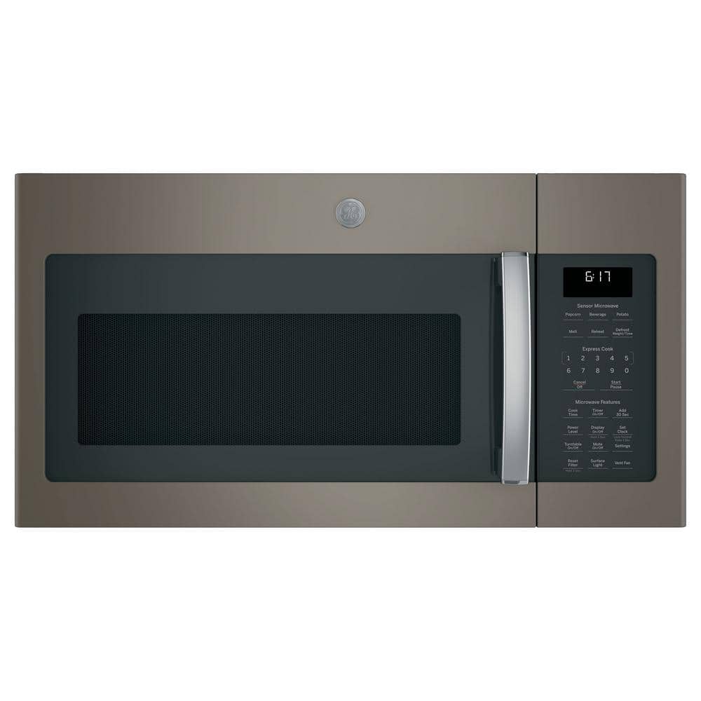 1.7 cu. ft. Over the Range Microwave with Sensor Cooking in Slate, Fingerprint Resistant, Fingerprint Resistant Slate
