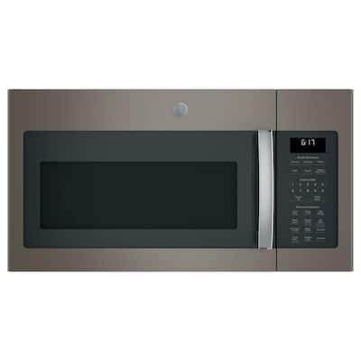 1.7 cu. ft. Over the Range Microwave with Sensor Cooking in Slate, Fingerprint Resistant