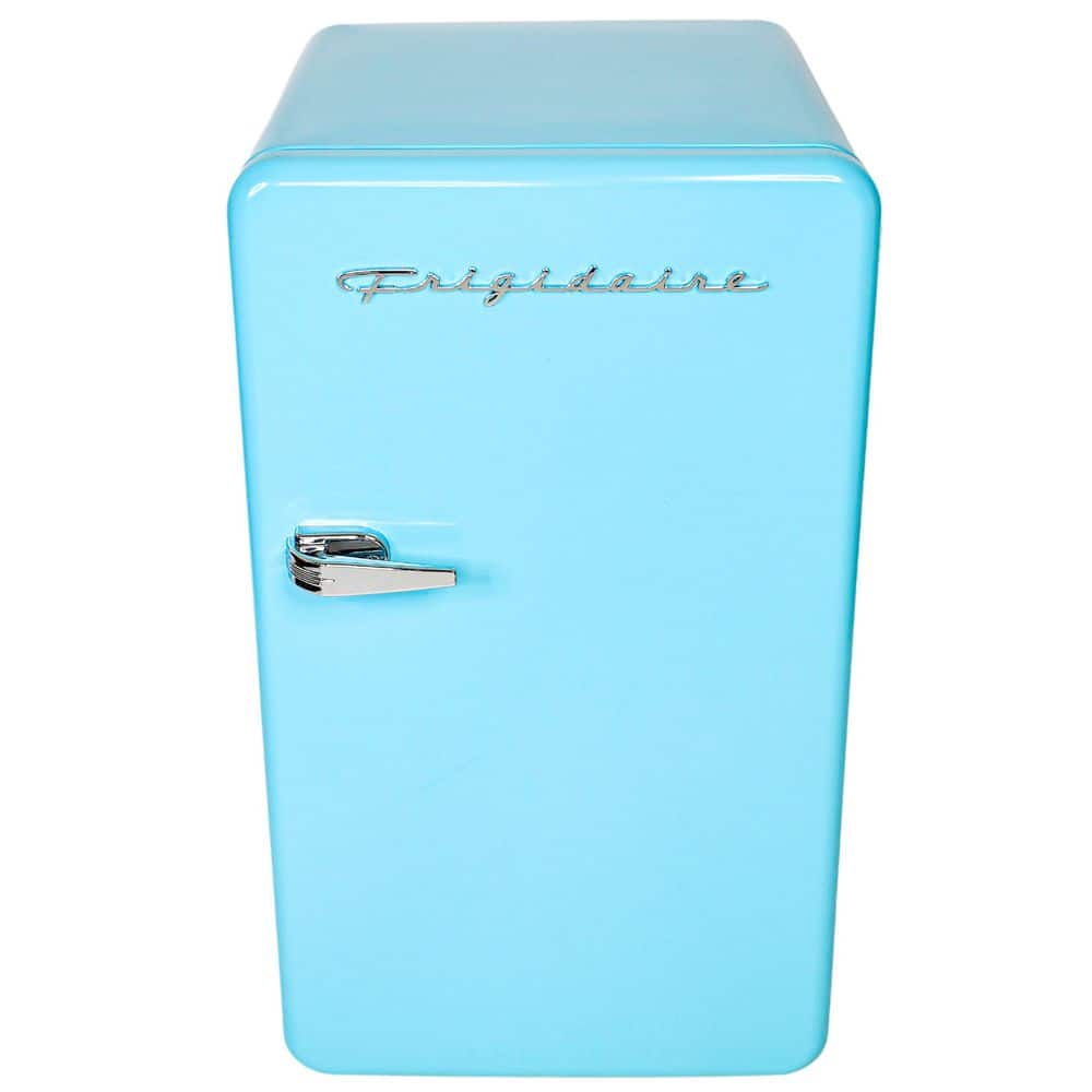 3.2 cu. ft. Retro Mini Fridge in Blue with Freezer