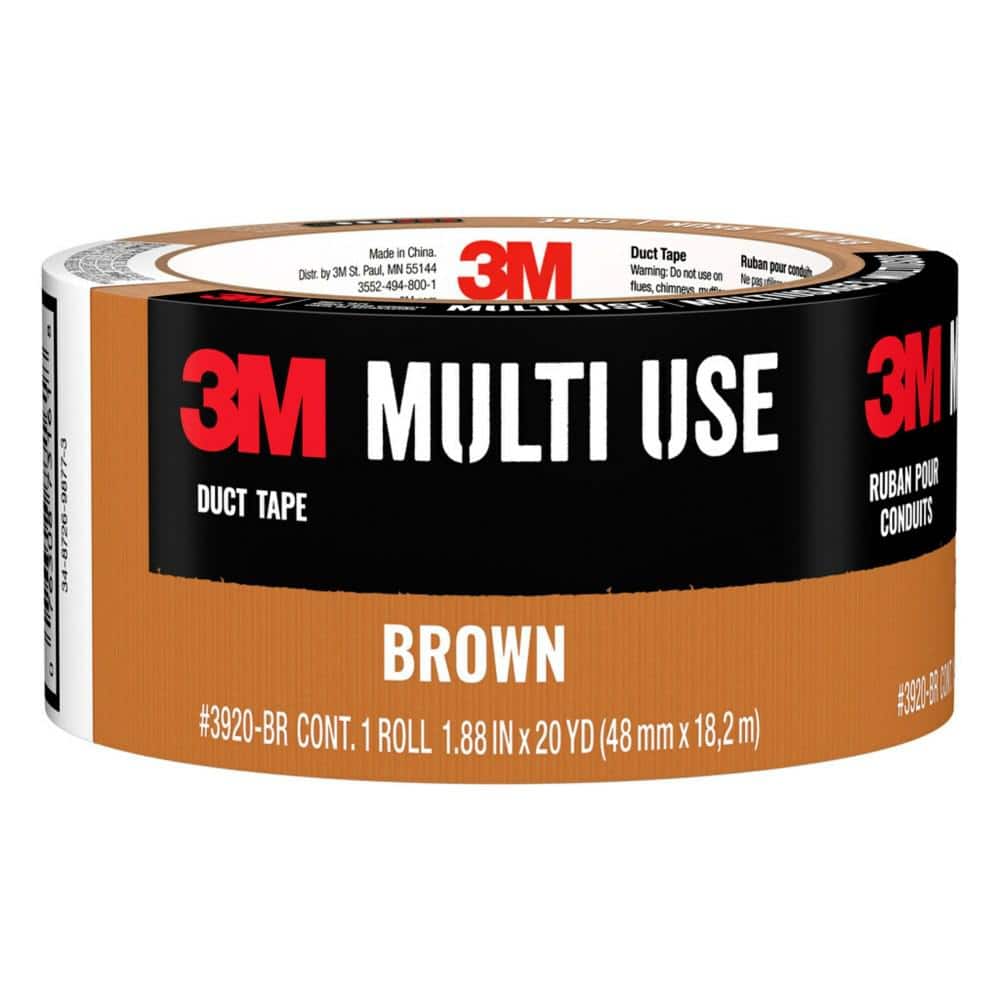 Brown Economy Fiber Tape 2 3/4 x 450' by Paper Mart 312609
