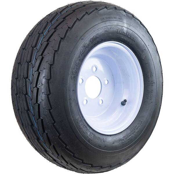 5 Hole 90 PSI 20.5 in. x 8-10 in. 10-Ply Tire and Wheel Assembly