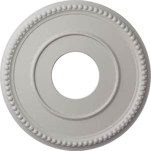 3/4 in. x 12-1/2 in. x 12-1/2 in. Polyurethane Bradford Ceiling Medallion, Ultra Pure White