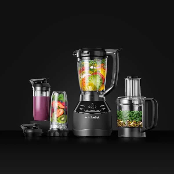 NutriBullet 64 oz. 3-Speed Black Combo Blender with Pulse and Extract  NBF-50500 - The Home Depot