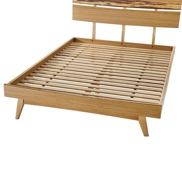Greenington Azara Caramelized Tan Eastern King Platform Bed Ga0002kca The Home Depot Greenington Azara Caramelized Tan, Azara Platform Bed King