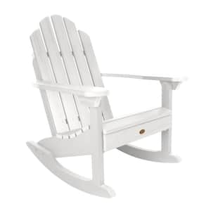 Classic Westport White Recycled Plastic Outdoor Rocking Chair