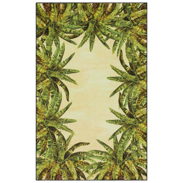 Trava Home Outdoor Rug - Reversible Modern Design, 5x8 Mango