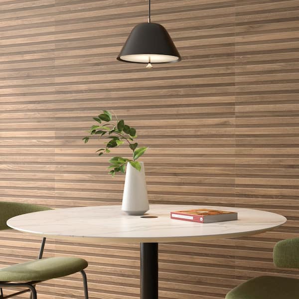 Ivy Hill Tile Brookline Ribbon Tan Brown 23.62 in. x 47.24 in