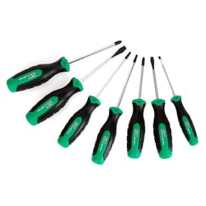 SK01335 Tools Slotted, Phillips, and Torx Drive Screwdriver Set (7-Piece)