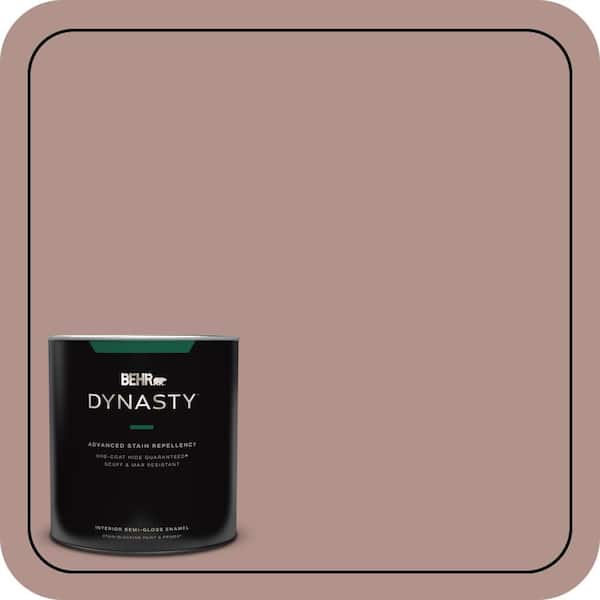 BEHR DYNASTY 1 qt. #180F-4 Desert Willow Semi-Gloss Enamel Interior Stain-Blocking Paint and Primer