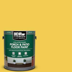 1 gal. #P310-6 Radiant Sun Low-Lustre Enamel Interior/Exterior Porch and Patio Floor Paint