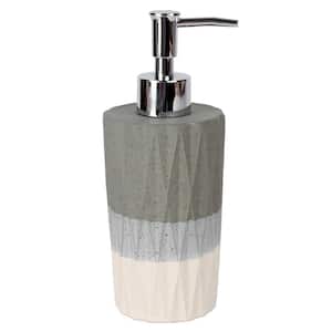 Cubes Free Standing Soap Pump in Dove Gray