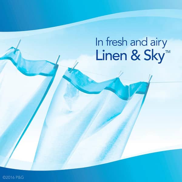 Febreze - Noticeables 0.879 oz. Linen and Sky Dual Scented Oil Refill with Free Warmer