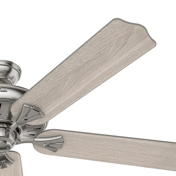 Indoor Brushed Nickel Ceiling Fan 