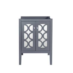 Mediterraneo 23.4 in. W x 21.7 in. D x 33.2 in. H Bath Vanity Cabinet without Top in Grey