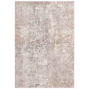 Madison Grey/Beige 4 ft. x 6 ft. Geometric Medallion Area Rug